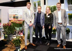 Frank Oosterlee, Marco and Bianca van de Wetering, and Gert-Jan van Staalduinen. Frank and Gert-Jan are from Lily Looks, Marco and Bianca are with Logiqs.